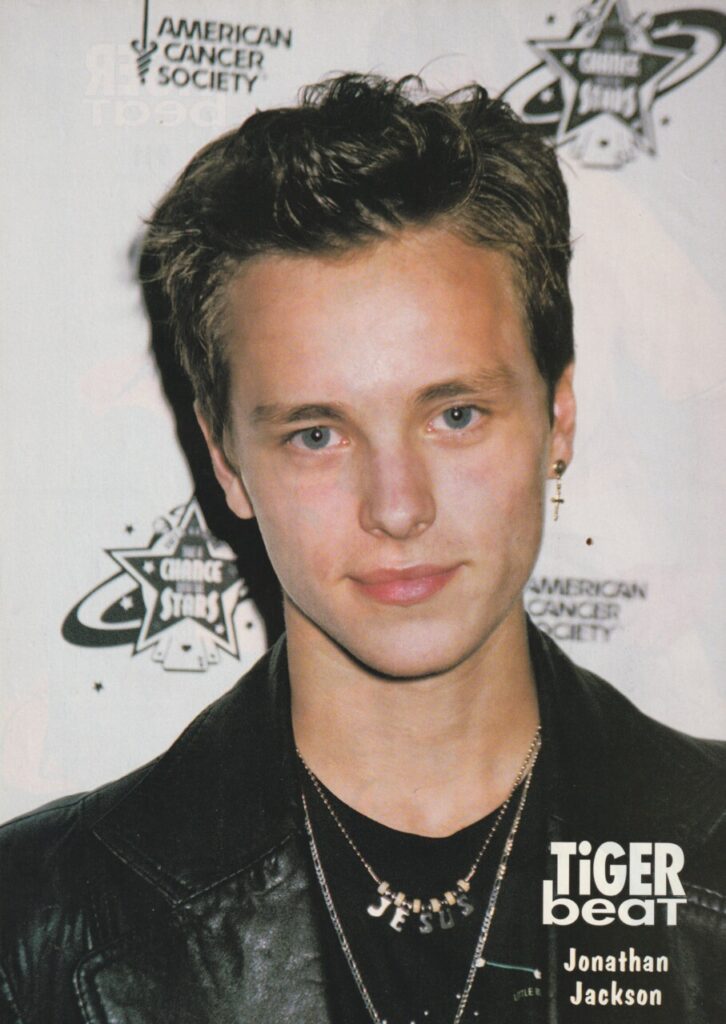 Jonathan Jackson Teen Magazine Pinup Leather Jacket Close Up Tiger Beat