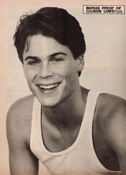 Rob Lowe teen magazine pinup 1980's Vintage Clipping Nice Muscles ...