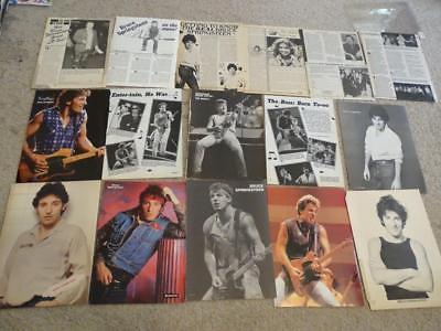 Bruce Springsteen teen magazine pinup clippings 1980's clipping ...