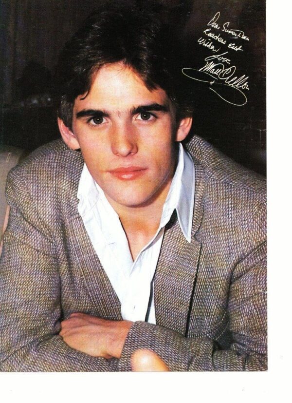 Matt Dillon teen magazine pinup clipping vintage 1980's Sunlight Jr. Bad Country