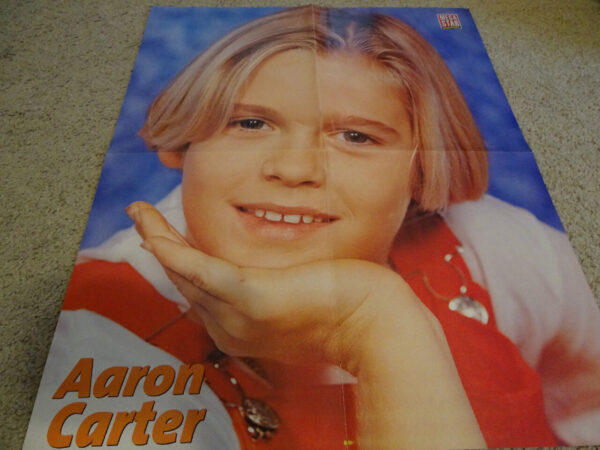 Aaron Carter teen magazine poster clippings Tiger Beat Bop