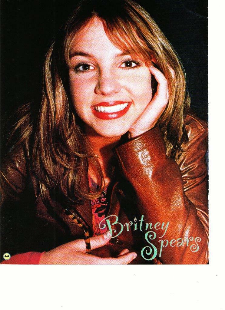 Britney Spears Teen Magazine Pinup Clipping Br