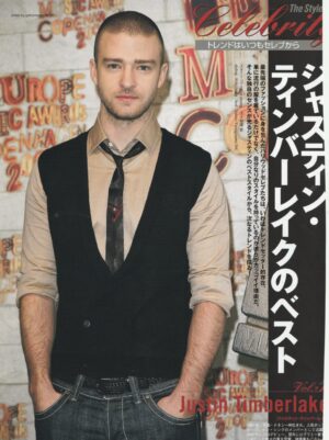 Justin Timberlake teen magazine pinup clipping Nsync Japan