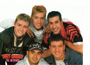 Nsync Backstreet Boys teen magazine pinup clipping I'll never break ...