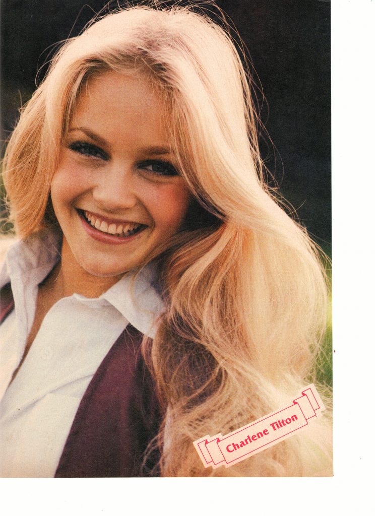 Charlene Tilton Catherine Bach Teen Magazine Pinup Clipping 1970 S Long Hair Bop Teen Stars