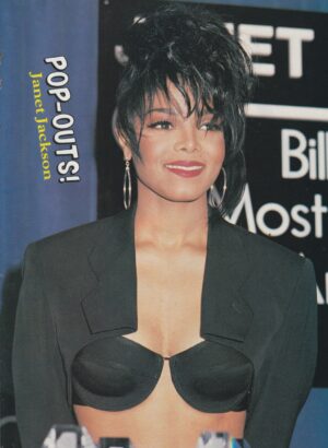 Janet Jackson black bra s