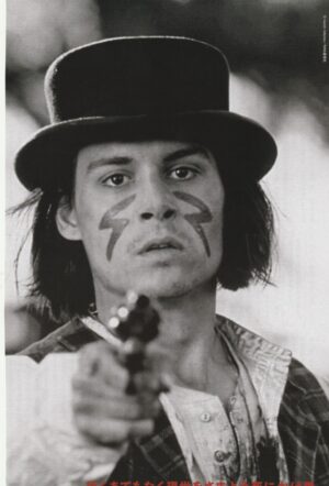 Johnny Depp teen magazine pinup clipping gun
