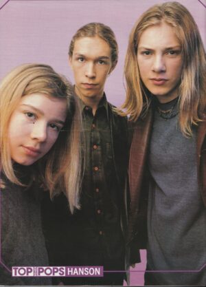 Hanson teen magazine pinup clippings 90's Top of Pops MMMBOP adorable Bop