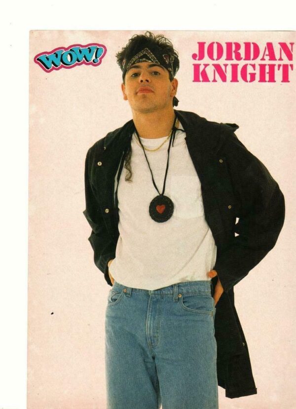 Jordan Knight Neil Patrick Harris teen magazine poster clipping New Kids 90’s