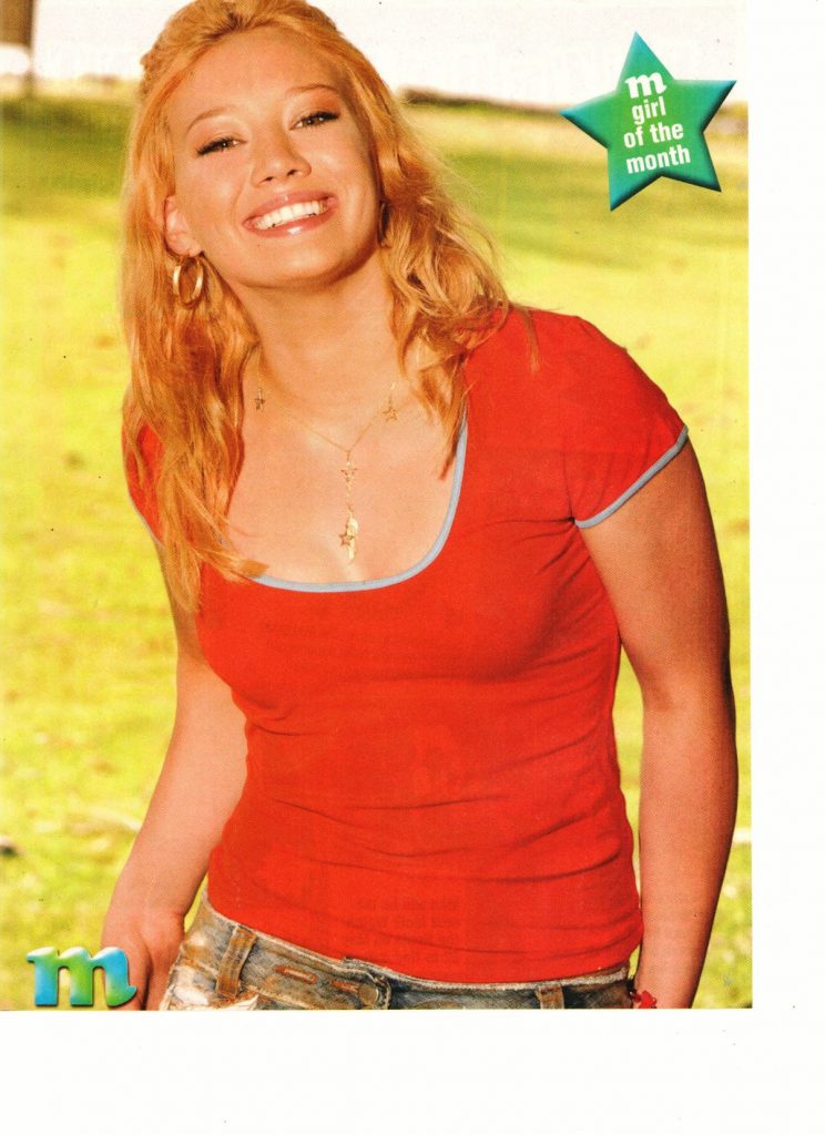 Hilary Duff Teen Magazine Pinup Clipping In The Grass Teen Stars
