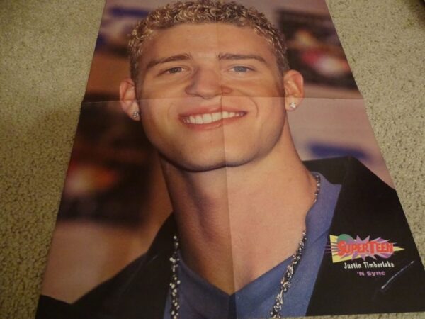 Backstreet Boys Justin Timberlake teen magazine poster 