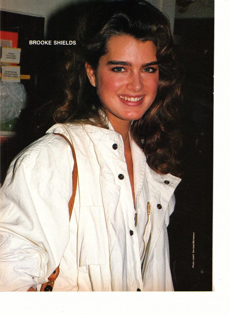 Brooke Shields Jeff Yagher teen magazine pinup white jacket - Teen ...