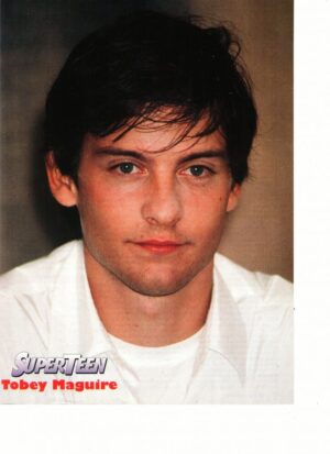 Tobey Maguire Spiderman white shirt