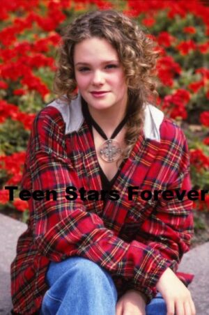 Jennifer Mcgill outside red flannel teen stars forever pinups