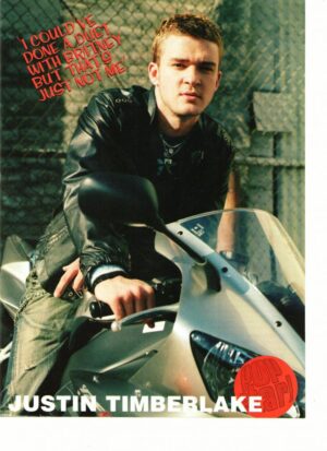 Justin Timberlake Nsync motorcycle In the Woods Tour