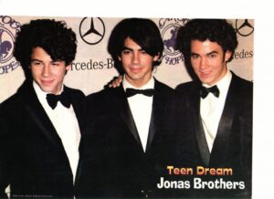 Jonas Brothers Teen Machine dressed up