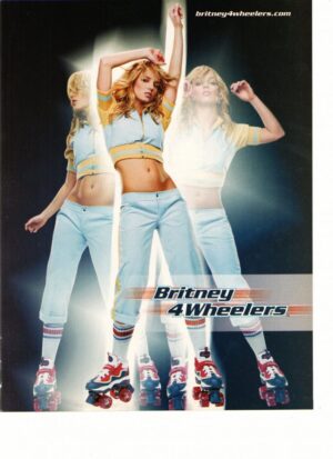 Britney Spears add for 4 Wheelers skating