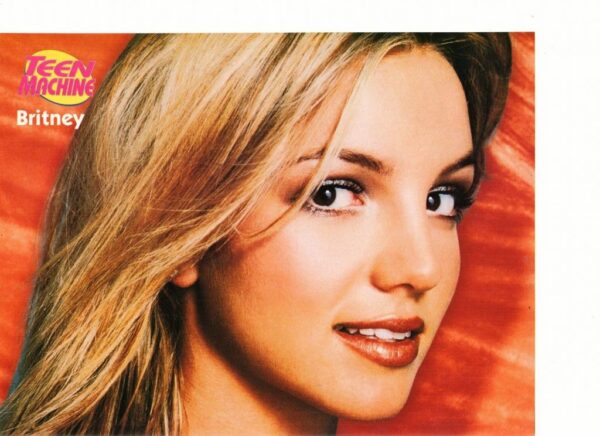 Britney Spears teen magazine pinup close up Teen Machine - Teen Stars ...