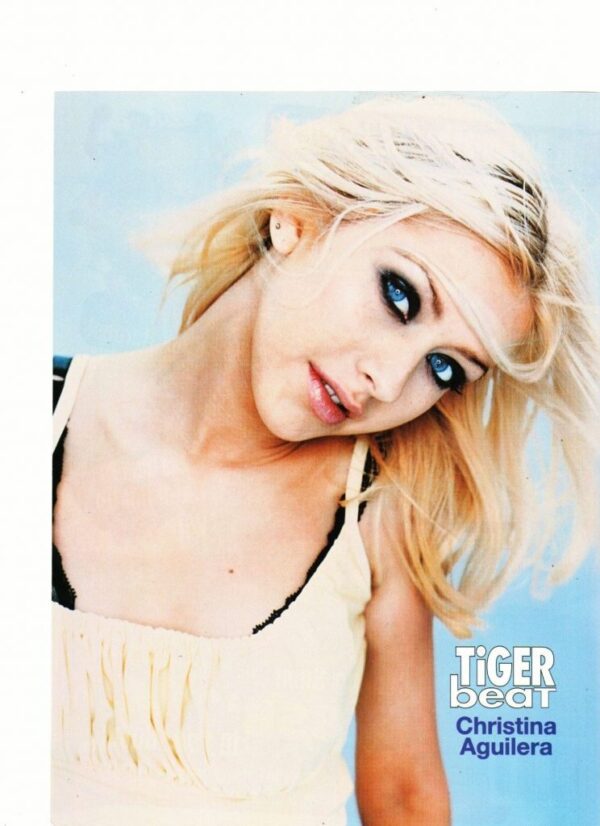 Christina Aguilera sunny hair Tiger Beat