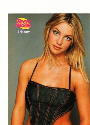 Britney Spears demin top Teen Machine