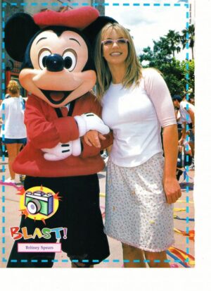 Britney Spears Mickey Mouse Blast magazine