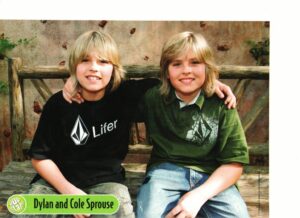 Cole and Dylan Sprouse Lifer shirt sitting down Popstar