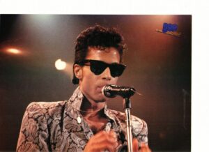 Prince close up sunglasses