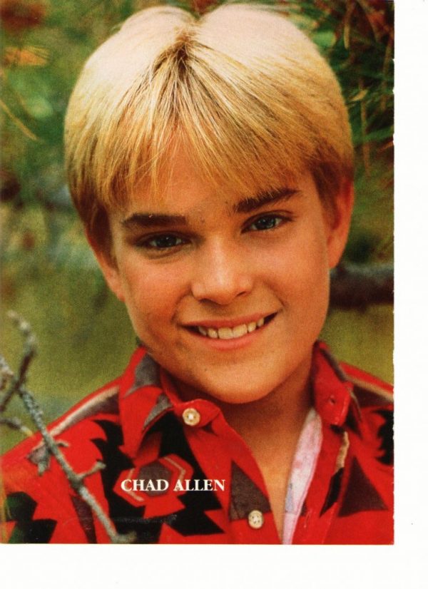 Chad Allen red shirt Teen Beat