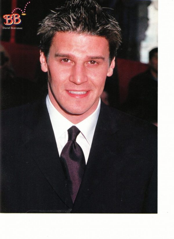 David Boreanaz close up suit and tie