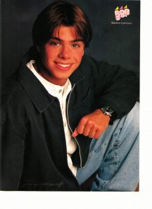 Mike Vitar Matthew Lawrence teen magazine pinup great smile Bop – Teen ...