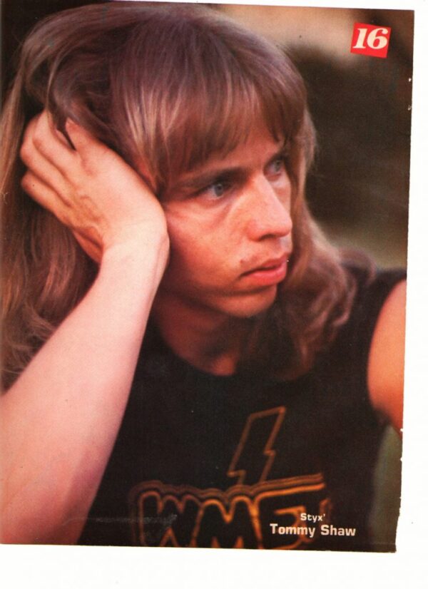 Tommy Shaw Styx long hair