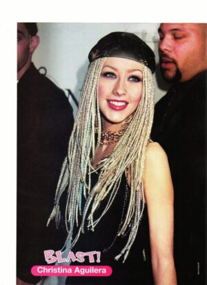 Christina Aguilera braided hait Blast magazine
