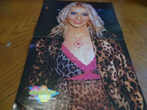 Christina Aguilera leppard shirt Superteen magazine