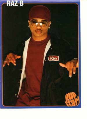 B2K Raz-B teen magazine pinup clipping boyband Popstar fingers