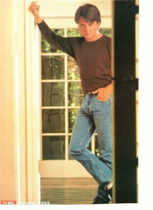 Michael J. Fox TV Hits magazine bulge window
