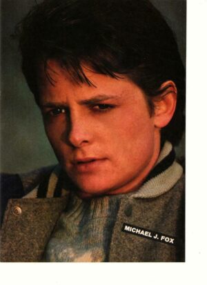 Michael J. Fox close up thinking 80's baby