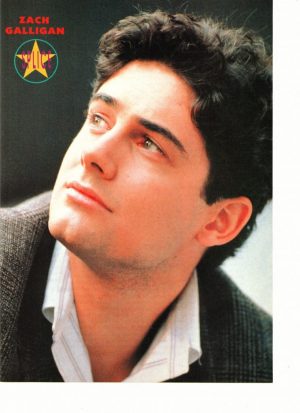 Zach Galligan teen magazine pinup Splice