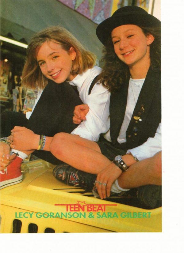 Balthazar Getty Lecy Goranson Sara Gilbert teen magazine pinup