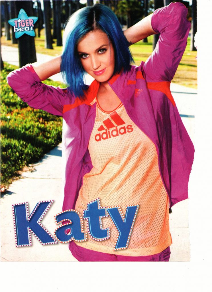 Katy Victoria teen magazine pinup Adidas Tiger Beat - Teen Stars Forever Pinups