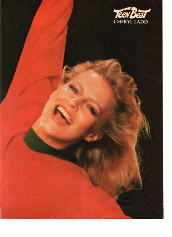 Cheryl Ladd teen magazine pinup clippings Charlie's Angels happy lady 1970's