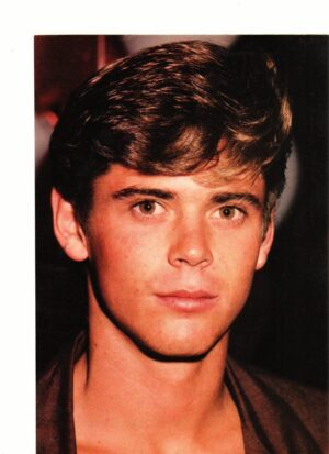 C Thomas Howell teen magazine pinup clipping Tiger Beat close up 1980's tired