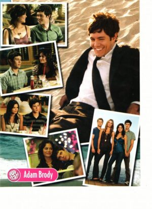 Adam Brody teen magazine pinup clipping The OC Single Parents Popstar beach