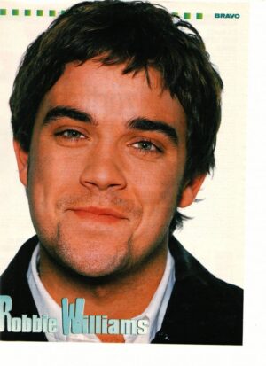 Take That Bravo Robbie Williams close up