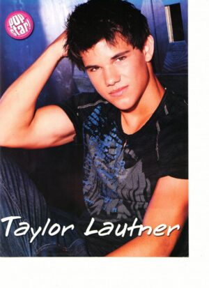 Taylor Lautner muscles shadows Pop Star magazine