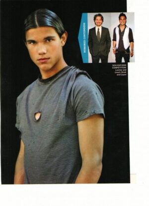 Taylor Lautner teen magazine pinup clipping Cheaper by the Dozen 2 ripped shirt