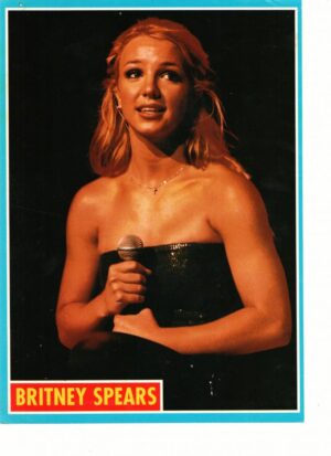 Britney Spears teen magazine pinup clipping 1990's looks scared Tiger Beat