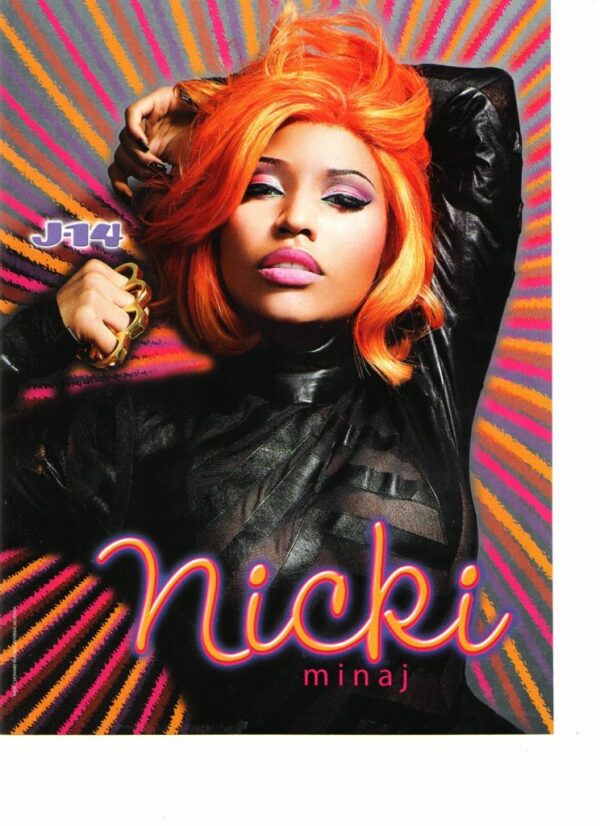 Nicki Minaj lether shirt J-14