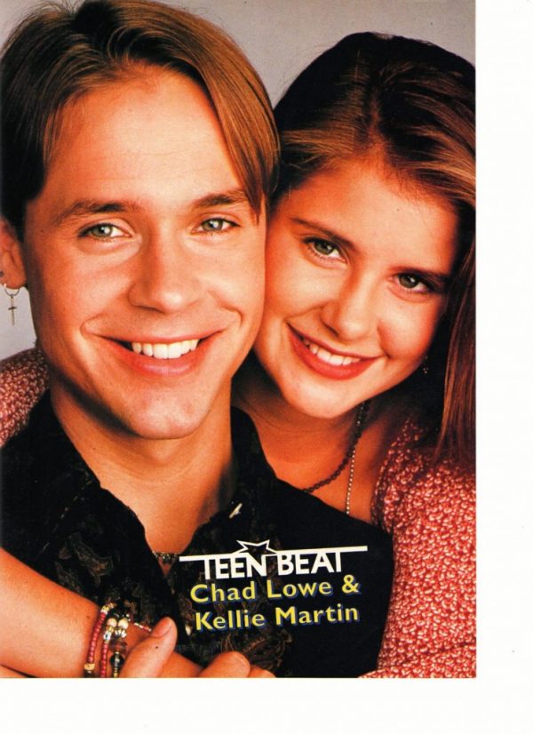 Chad Lowe Kellie Martin teen beat magazine