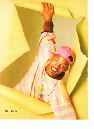 Will Smith teen magazine pinup clipping Indepence Day Tiger Beat