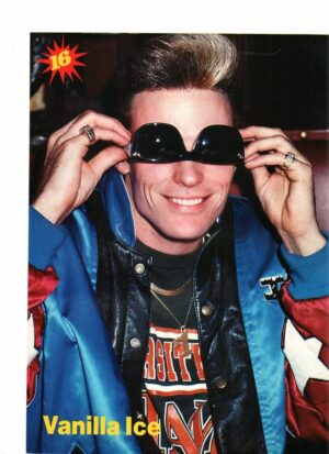 Wilson Phillips Vanilla Ice teen magazine pinup clipping 90's 16 mag sunglasses